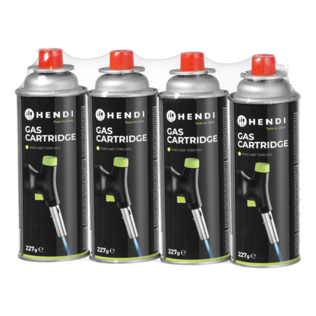 Pack of 4 Butane and Propane Mixture Gas Canister 220g
