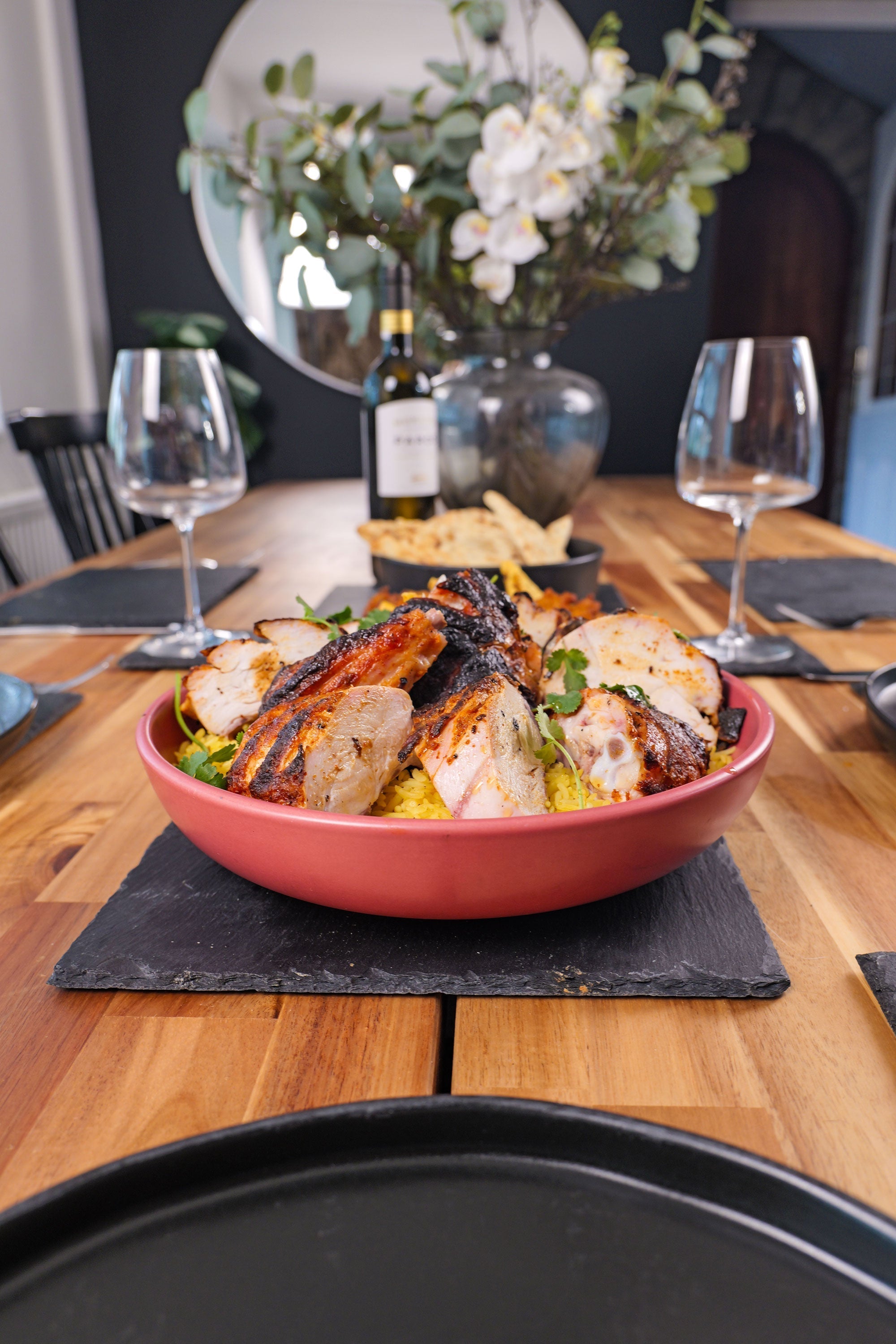 Smoked Tikka Beer Can Chicken