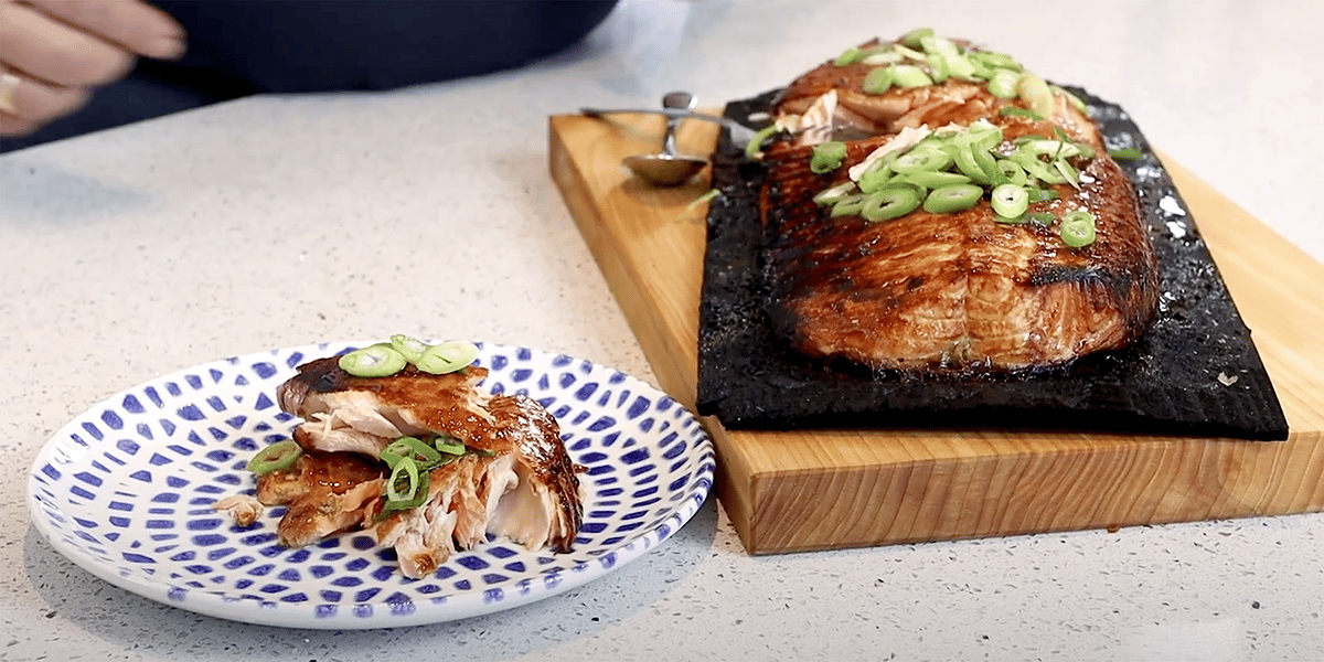 Planked Salmon I Bertha Ovens
