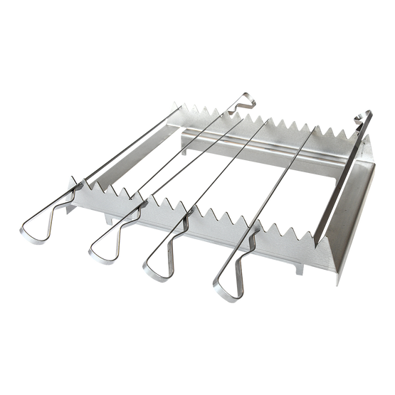 Bertha Skewer Rack with 6 Skewers (for Bertha Original & Table Top Ovens)